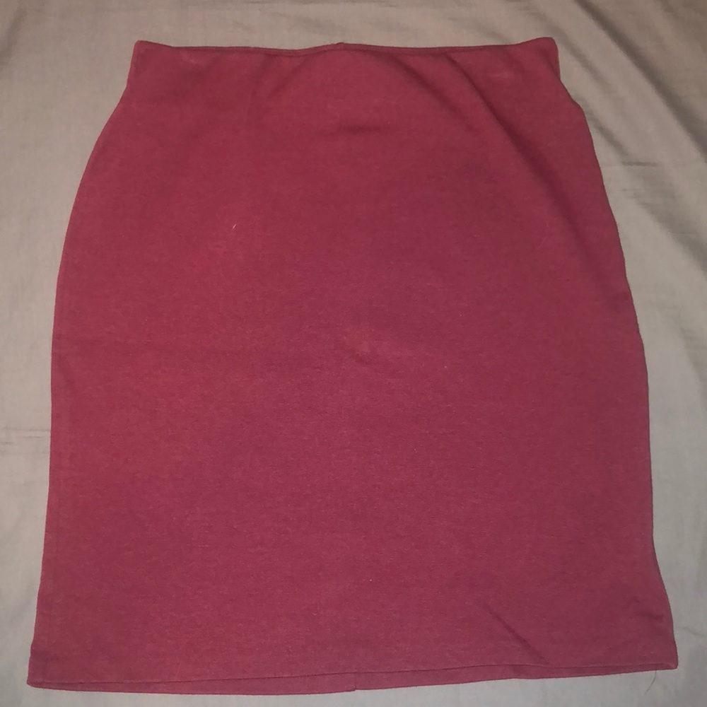 Knee length skirt